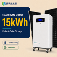 Batterie au lithium sur pied 14KWh 15KWh 30KWh 300Ah 600Ah avec BMS intelligent pour stockage solaire résidentiel