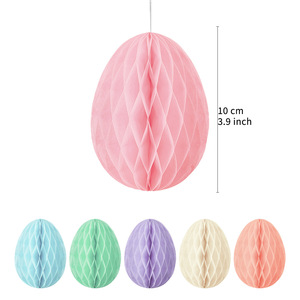 DAMAI <b>Easter</b> Decorations Eggs Hanging <b>Ornaments</b> Paper Honeycomb Eggs Magnetic Tree Decorations for <b>Easter</b> Basket Party Supplies - Product Image 4