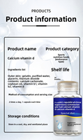 Capsules molles de calcium et vitamine D pour personnes d'âge moyen et âgées - Améliore la mémoire et le sommeil, soutient directement la force