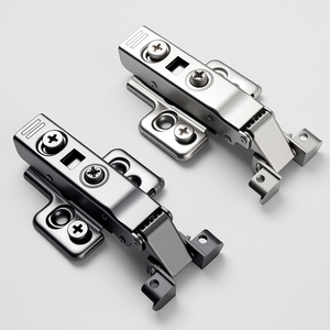 Charnières de porte de placard de salon contemporaines 3D réglables à fermeture douce dissimulée, charnières hydrauliques cachées en aluminium Kelo - Product Image 3