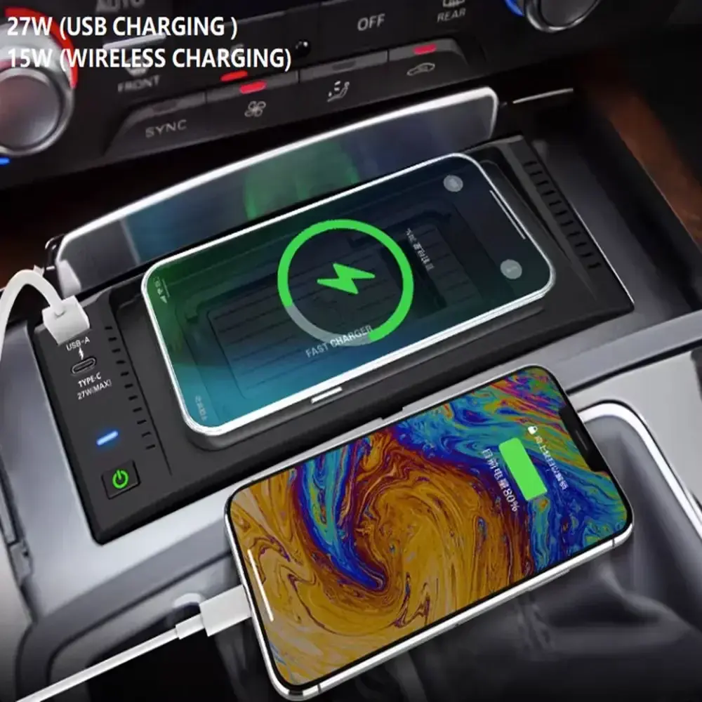 Charger Pad 27w Wireless Charger Car Wireless Charger Plate Pad