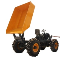 Mini camion diesel ZY100 à prix d'usine, 4*4 roues, benne basculante