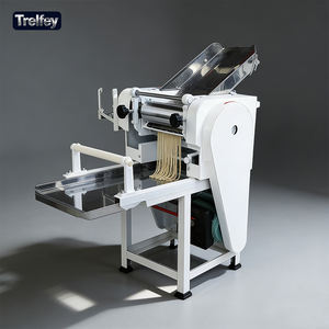 Machine à nouilles commerciale électrique, laminoir à pâte, machine à <span class=keywords><strong>pâtes</strong></span>, presse à nouilles automatique, coupe-rondelles avec épaisseur réglable - Product Image 1