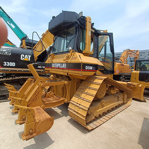 Bulldozer Caterpillar D5M Usado Original de Japón con Motor CAT 3116T, Bulldozer Mediano con Ripper para Construcción y Nivelación de Terrenos - Product Image 1
