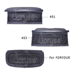 Bouclier arrière de coffre d'étagère de colis pour Benz <span class=keywords><strong>Smart</strong></span> Forfour 453 2015-2023 pièces de voiture électrique charge de coffre accessoire de couverture de rideau de bagages - Product Image 1