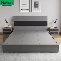 Matelas d'hôtel simple meubles chambre double moderne lit King Twin Queen Size cadre de luxe