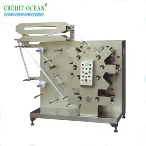 CREDIT OCEAN flexo 4 color label printing machine price