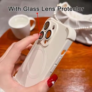 Custodia di ricarica Wireless di fascia alta di lusso per <span class=keywords><strong>iPhone</strong></span> 16 15 <span class=keywords><strong>14</strong></span> 13 12 <span class=keywords><strong>Pro</strong></span> Max <span class=keywords><strong>Silicone</strong></span> liquido magnetico antiurto uomo donna <span class=keywords><strong>Cover</strong></span> - Product Image 3