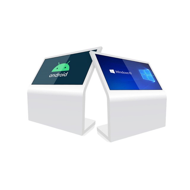 32Inch Multi-touch Intelligent Interactive Digital Signage Advertising Machine Display Custom L Design Touch Screen Kiosk