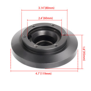 อะแดปเตอร์ยึดพวงมาลัยสำหรับ Bmw E46H M3 Z4 330 E90 มินิคูเปอร์อลูมิเนียมอัลลอยด์แบบปลดเร็ว - Product Image 2