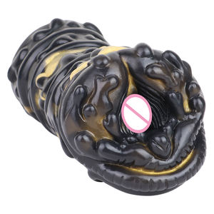 GEEBA 9.8 Inches <span class=keywords><strong>Black</strong></span> Male Masturbation Aircraft Cup Pour Hommes Sex Pussy Soft Cow Dolls - Product Image 1