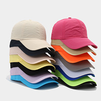 Gorra de béisbol de malla de secado rápido para verano - Gorra deportiva transpirable perforada, visera para correr, senderismo y ciclismo al aire libre
