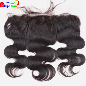 Chiusure <span class=keywords><strong>e</strong></span> Frontali in Pizzo HD Sottile Invisibile 4x4 5x5 Pre-Strappati con Attaccatura Naturale, Capelli Brasiliani Ondulati, 13x6 2x6 13x4 HD - Product Image 3