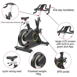 Maketec ag fábrica atacado melhor exercício magnético bicicleta spin bicicleta uso comercial magnético profissional