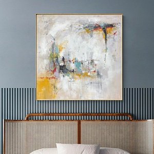 Grande <span class=keywords><strong>arte</strong></span> <span class=keywords><strong>contemporanea</strong></span> della parete unico fatto a mano astratto Cuadros acrilico Decor opere d'<span class=keywords><strong>arte</strong></span> tela <span class=keywords><strong>pittura</strong></span> a olio per soggiorno - Product Image 3