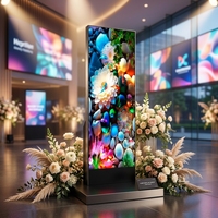 Écran d'affichage LED pliable intérieur HD P2.5 de haute qualité, meilleur prix pour une enseigne publicitaire numérique LED