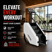 Machine d'escalade intelligente et robuste pour hôtels, salles de sport et entraînement cardio de haute intensité