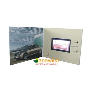 Personnalisez votre propre album, carte de vœux vidéo de 5 pouces, livre vidéo électronique HD 720P avec écran LCD, brochure vidéo avec mémoire intégrée - Product Image 1
