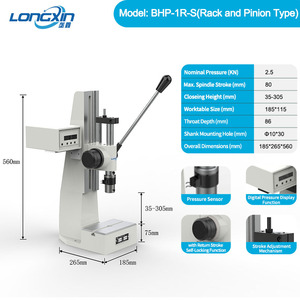 <span class=keywords><strong>Prensa</strong></span> <span class=keywords><strong>Manual</strong></span> Tipo Rack <span class=keywords><strong>de</strong></span> Engranajes Longxin BHP-1R-S con Función <span class=keywords><strong>de</strong></span> Autobloqueo y Pantalla Digital <span class=keywords><strong>de</strong></span> Presión - Product Image 4