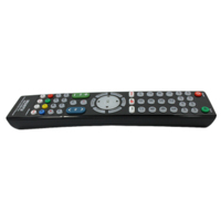 Remote Control TV Universal HUAYU RM-L1599 PRO dengan Kontrol Sentuh LED, 2 Baterai AAA, 58 Tombol, Jangkauan 10m untuk Semua TV