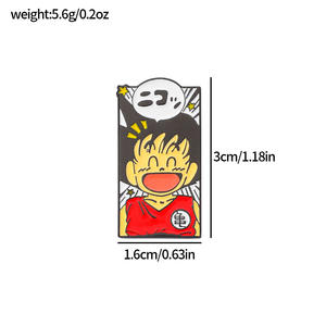 <span class=keywords><strong>77</strong></span> diseños lindo Anime Logo insignia sombrero tela bolsa broche dibujos animados Dragoned Ball Goku <span class=keywords><strong>Vegeta</strong></span> Metal esmalte Collar broche pines - Product Image 3