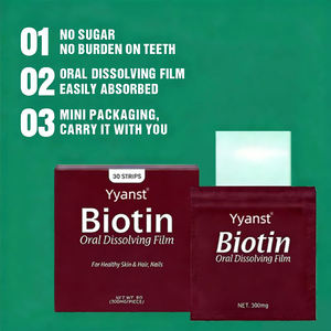 OEM/ODM Formule entièrement naturelle éclaircissante pour la peau, anti-rides, bandes orales de biotine, vitamines à dissolution rapide, dose personnalisée pour adultes - Product Image 5