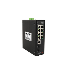 สวิตช์อุตสาหกรรม L2+ แบบจัดการได้ 8 พอร์ต PoE 1000M + 2 พอร์ต SFP 1000M รองรับ VLAN Https - Product Image 1