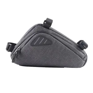 Front Tube Frame Mountain Bike Pouch Frame Holder Saddle Bag MTB Cycling Accessory Pannier Waterproof Triangle Bag for Bicycle