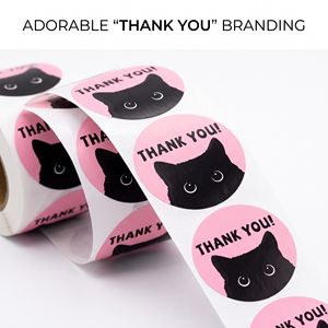 Étiquettes autocollantes personnalisées en vinyle imperméable avec logo imprimé pour emballage promotionnel, vente au détail, réduction et liquidation - Product Image 2