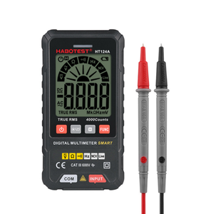 HT124A Multi-função AC/<span class=keywords><strong>DC</strong></span> Tensão Corrente Multímetro Digital Inteligente - Product Image 1
