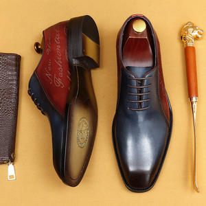 Zapatos Oxford de Negocios, Multicolor, Punta en Pico, Zapatos Formales para Hombre, con Cordones, Hechos a Mano 2026 - Product Image 5