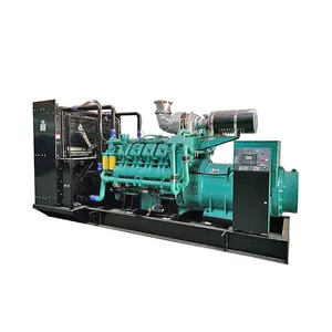 Untuk mesin Yuchai 1300KW 1625KVA Generator tipe terbuka kapasitas tinggi Dinamo getaran rendah otomatis pintar untuk pabrik