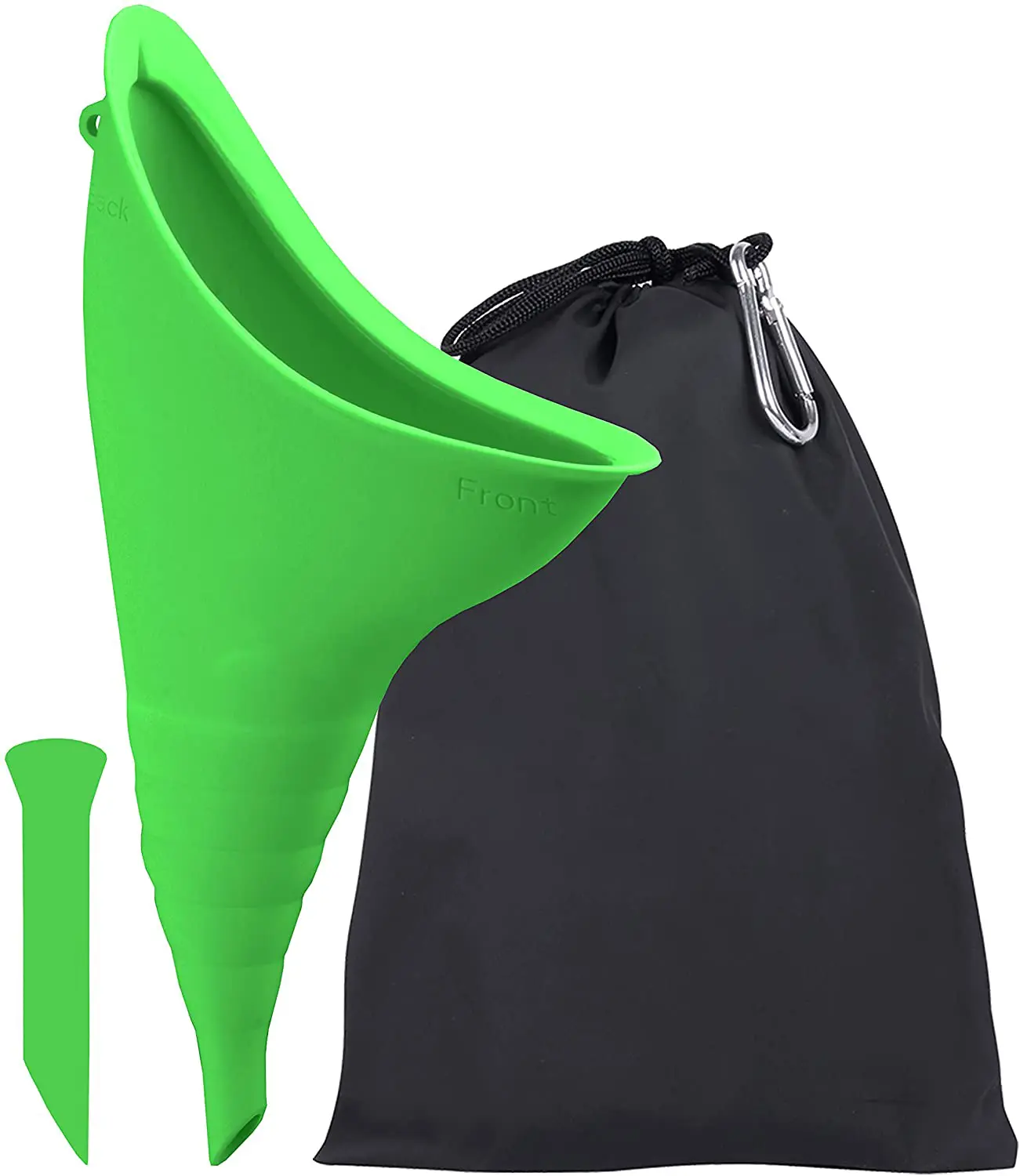 Woman girl Portable Outdoor Soft Silicone Urination Funnel Urinal Device