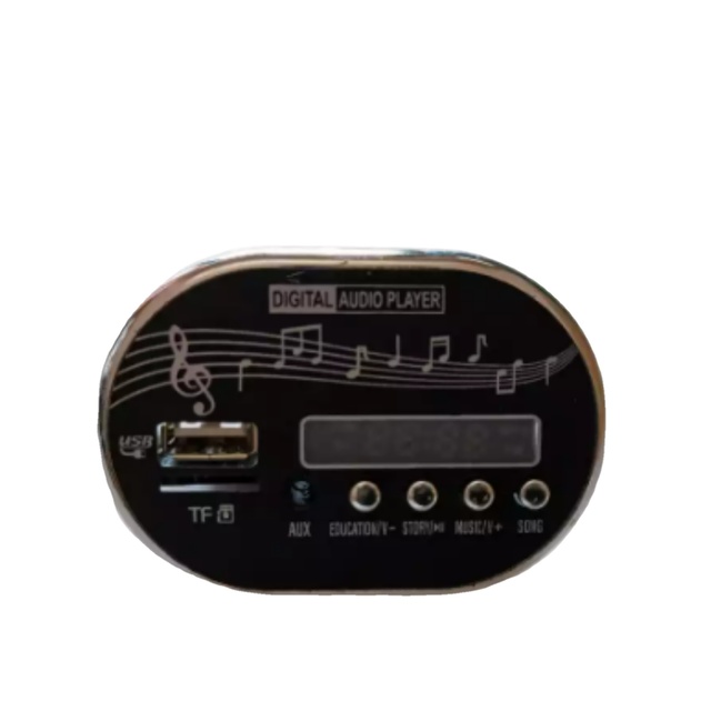 Lorda LDM-01 6V Black Durable & Safe MP3 Music Speakers Plastic for Bicycle Accessories Set