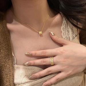 ชุดเครื่องประดับเงินแท้ 925 ดีไซน์กิ่งทองประดับหยก ใบข้าว แหวน สร้อยคอ สไตล์หรูหราไฮเอนด์ - Product Image 2