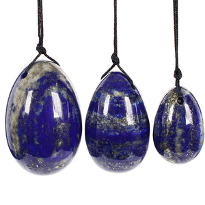 Lapis-lazuli naturel poli Reiki Oeufs Reiki cristal yoni oeuf pour exportateur - Product Image 1