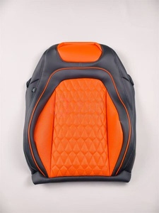 Fundas de Asiento de Coche Personalizadas de Fibra de Carbono y Cuero Impermeables, Juego Completo de Protectores de Asiento de Coche Deportivos de Lujo para <span class=keywords><strong>Ford</strong></span> Mustang - Product Image 4