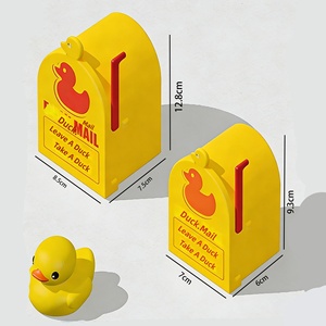 Imán de nevera con diseño de pato crucero, impreso en 3D con PLA, juguete magnético para Navidad, San Valentín y el Festival de Primavera - Product Image 2