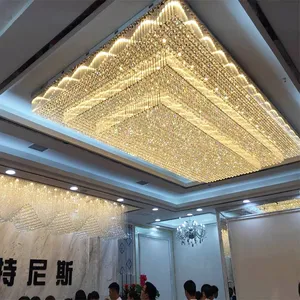 现代设计酒店餐厅大堂宴会厅装饰照明定制玻璃艺术吸顶灯