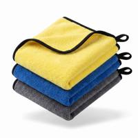 Serviette de lavage et de séchage professionnelle en microfibre corail compressée 800 GSM, écologique, pour le detailing automobile, vente en gros usine