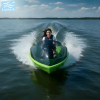 Petit bateau à moteur portable 50 km/h de Chine Lumark pour lac et mer, personnalisable