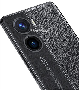 Lichicase cao cấp da máy ảnh bảo vệ điện thoại di động Trường hợp đối với Vivo v29e chống-trượt Silicone Bìa - Product Image 6