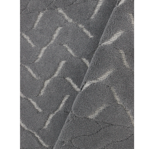 Alfombra de baño y tapete Agatta gris oscuro de 60x100cm, de algodón jacquard, premium, suave, altamente absorbente, lavable, hecho en Turquía. - Product Image 3