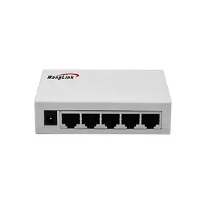 Wanglink produttore Desktop 5 porte 10/100/1000Mbps Ethernet Switch Network Hub Switch non gestito