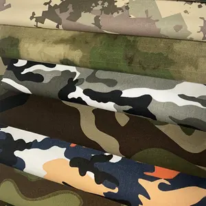 HaoYu Textile Ripstop Tc Camo Printed Fabric Poly Cotton Uniform Camouflage Fabric Polyester/cotton Printing Fabric