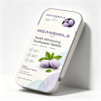 Comprimés blanchissants pour les dents Purple Teeth Whitening 2026, nouveaux comprimés professionnels pour la restauration dentaire, saveur menthe fraîche, sans alcool ni peroxyde