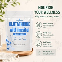 AegleWell OEM Poudre de Glutathion et Inositol Végétal Antioxydant Éclaircissant pour la Peau Équilibre Hormonal Supplément Fabriqué en Usine GMP