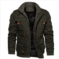 2023 automne/hiver hommes à capuche et polaire épais brodé manteau grande taille hommes coton lavage veste manteau