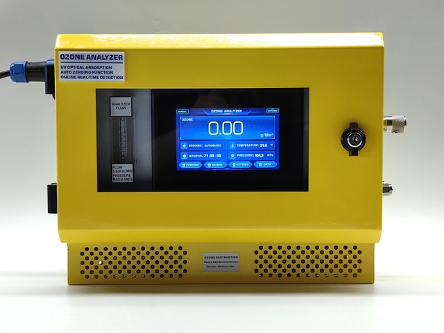 High Accuracy RS485 Stainless Steel Ozone Gas Analyzer 0-200mg/L Concentration Measurement