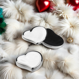 Прямая Продажа с завода, элегантная дизайнерская металлическая Посеребренная шкатулка в форме сердца из сплава, шкатулка для украшений для дома и офиса - Product Image 4